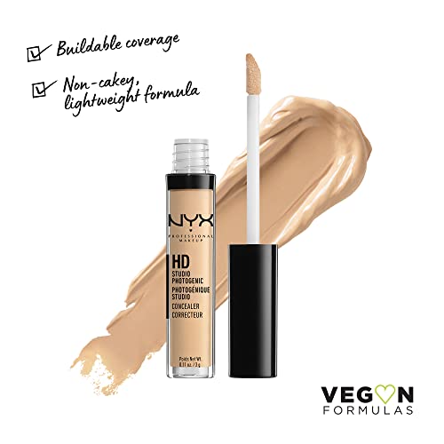 Nyx Professional Makeup Hd Studio Photogenic Concealer Wand, Medium Coverage - Beige #TOP1