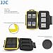 JJC Multi Memory Card Case Speicherkarten Schutzbox für 3 Stück XQD CFexpress Speicherkarte Typ B und 4 Stück SDHC Cards - Extreme Wasserdicht und Stoßfest Box Safe Tasche Etui Aufbewahrungsbox Hülle
