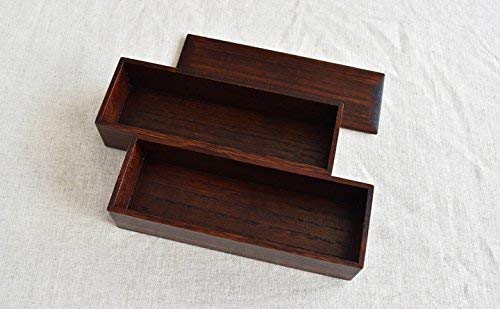 Amazon | 弁当箱 桐二段 国産 日本製 拭き漆 天然木 2段 | 山一 | 弁当