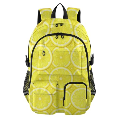 Mochilas escolares para adolescentes de 7-18 años con diseño de limones
