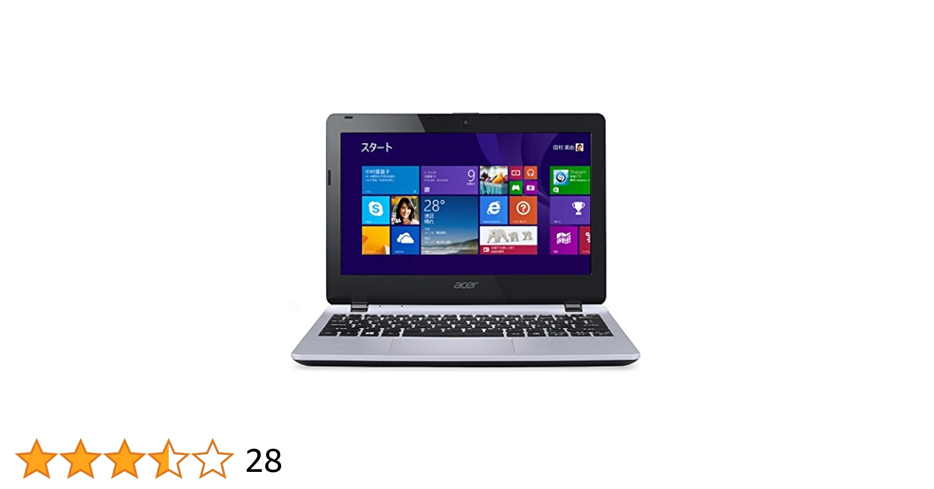 ノートPC Acer - Acer Aspire E11 E3-111-A14C/S (N2830/4G) Amazon.co.jp: Acer Aspire E11 (Celeron N2830/4G/320G/11.6