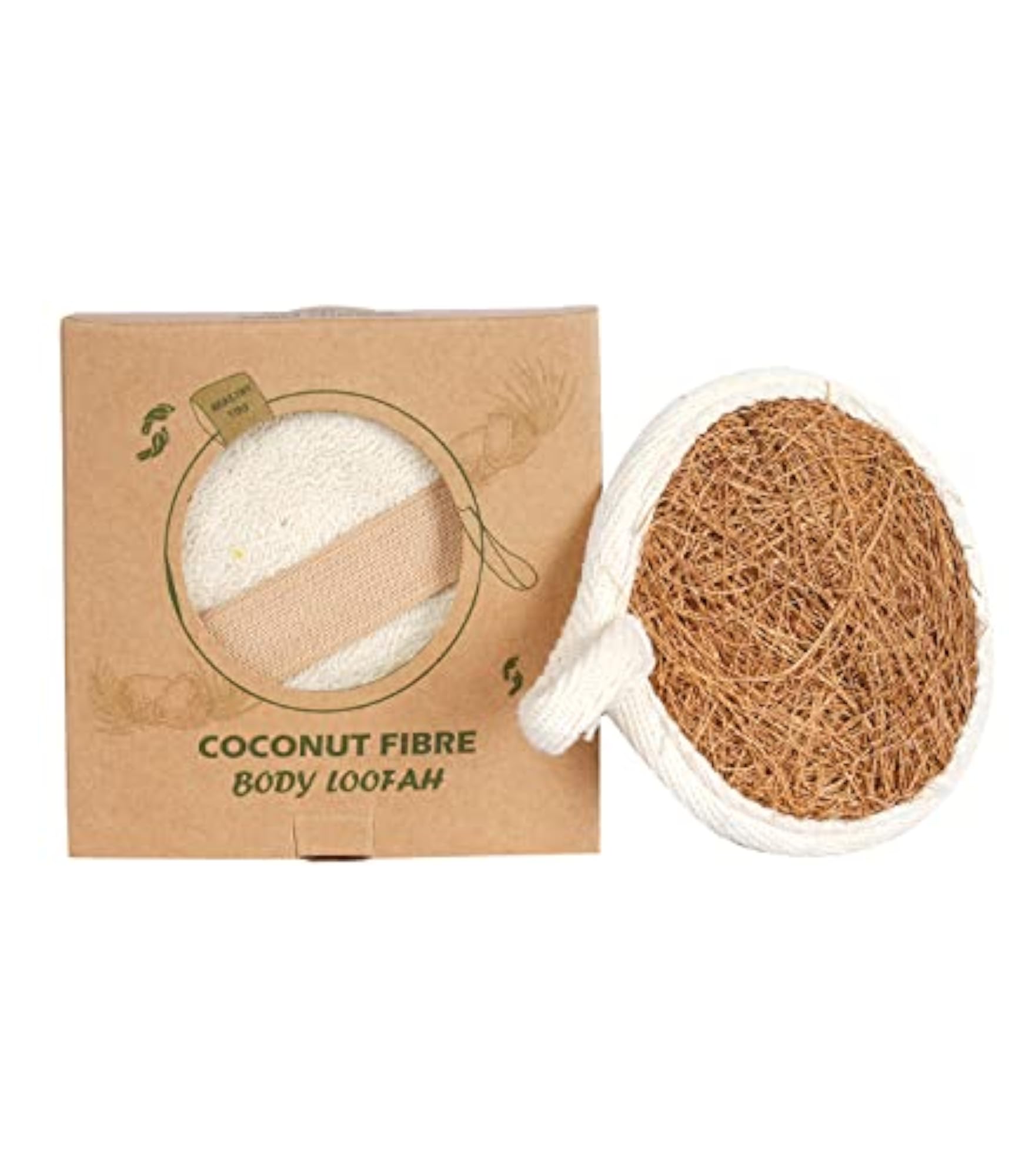 Natural Coconut Fibre Bath Loofah Sponge for Shower