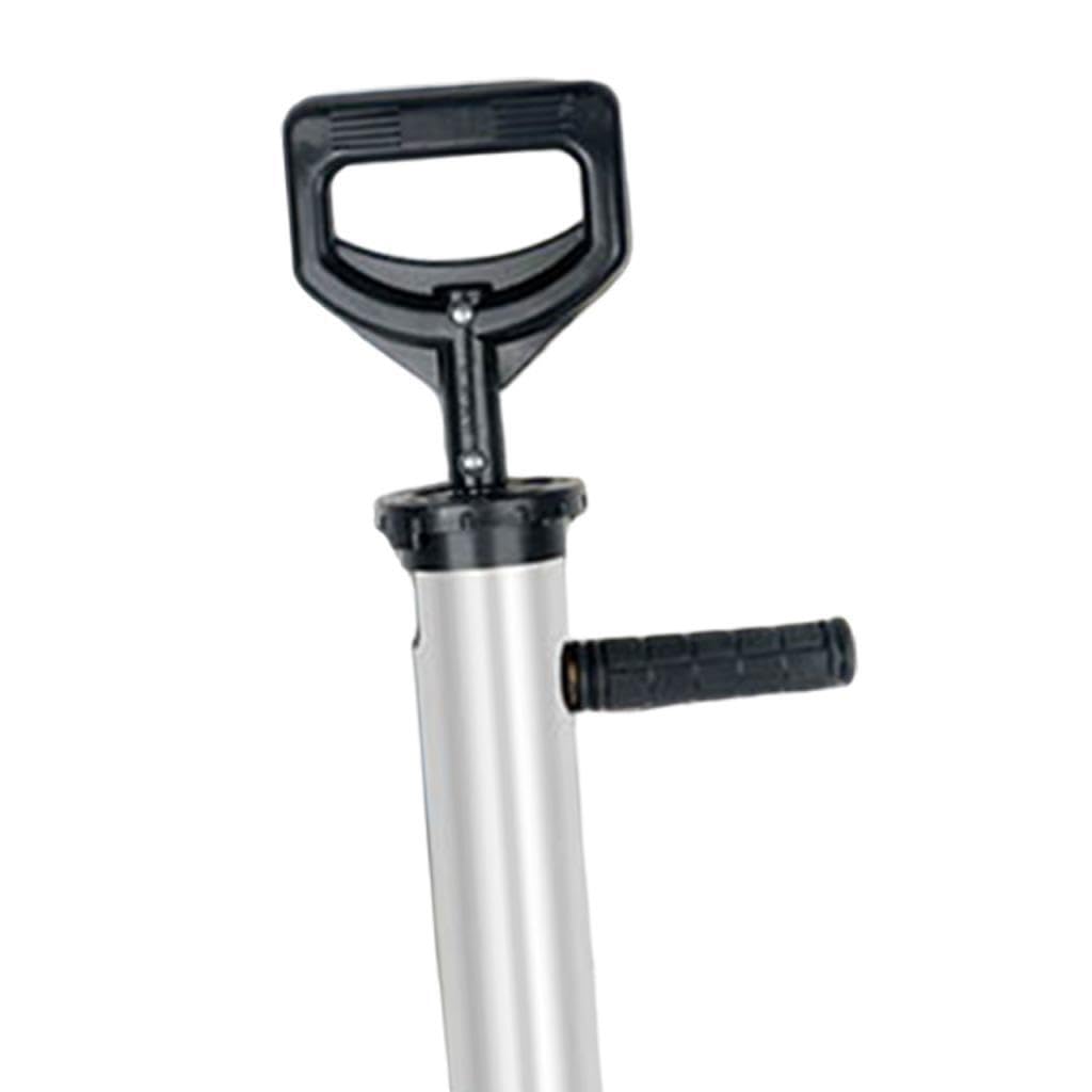 Herramienta práctica para la Captura de mariscos, Bomba de camarones Duradera, de Acero Inoxidable, para en Exteriores y Limpieza, Extractor de, Negro Plata, 92 centímetros