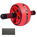 Dalekana AB Wheel Roller, Exercise Abdominal Fitness Wheel, Work-out Strength-Training Roller, 12"W