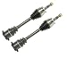 DTA NI21592159 front Left Right Pair - 2 New Premium CV Axles Fits 2004-2015 Nissan Titan, Armada, 2004-2012 Infiniti QX56
