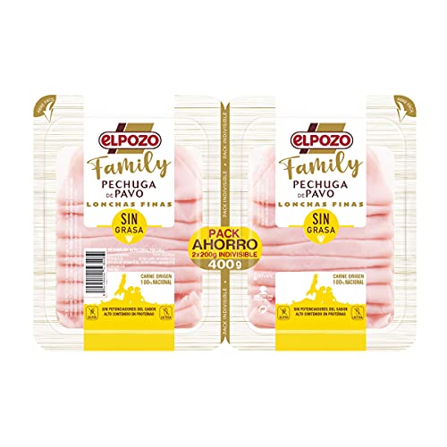 ElPozo Family Pechuga de Pavo Loncha Fina 2x200g