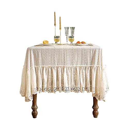 Tischdecke Rechteck, Spitzentischdecke Einfache rechteckige Couchtischdecke...