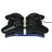 HDE Sony Playstation 3 2-Port DualShock Charger Station Wireless Controller LED Lit Power Dock Stand for PS3 - Black