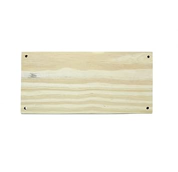 ACN Kohinoor | Pinewood Plank for Macrame Products | Rectangle Wooden Plank for Crafting | Solid and Natural Wooden Plank | DIY | Pack of 4Pcs, 5 x 8 Inches
