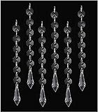 New Style 30PCS Acrylic Crystal Beads Garland Chandelier Hanging Wedding Party Celebration Decor … (Style 4)