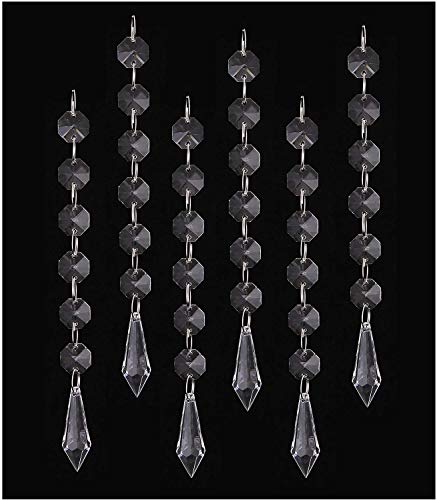 WAZHRMGHG Style 30PCS Acrylic Crystal Beads Garland Chandelier Hanging Wedding Party Celebration Decor … (style 4)