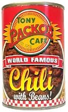 Tony Packo's World Famous Chili with Beans, 15 oz Cans Pack of 6 with Jar Opener, Hungarian Style Restaurant Chili, 16g Protein, Heat & Serve Comfort Food