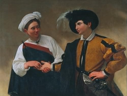 Impression tableaux peinture sur toile de haute précision Caravage 60x90