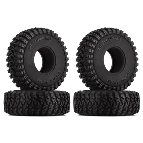 Pneus de roue 1.0 tout terrain TRX4M SCX24 AX24 58x20mm mise à niveau crawler 1/18