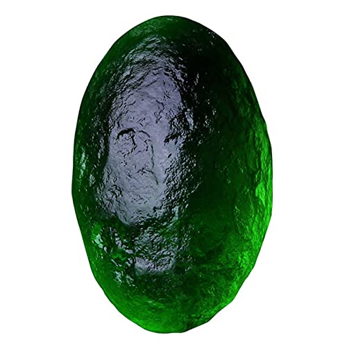 ZTBH Cristal de meditação natural 50-60 g Moldavite Copo de impacto de meteorito tcheco pedra de cri