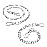 Photo Gallery yaflug 2 pezzi catena 53 cm e 29 cm, portachiavi, catena per portafoglio hip hop punk, catena pantaloni uomo,catena per borsa, catena per jeans in metallo,catena argento uomo Photo Gallery yaflug 2 pezzi catena 53 cm e 29 cm, portachiavi, catena per portafoglio hip hop punk, catena pantaloni uomo,catena per borsa, catena per jeans in metallo,catena argento uomo