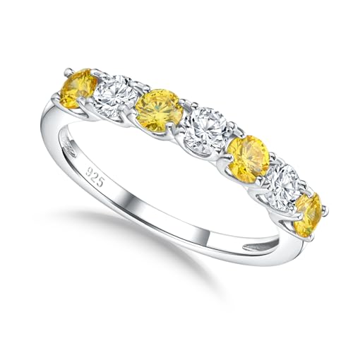 CAIDIKA November Birthstone Wedding Band