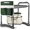 Aimerla Foldable Garden Kneeler Seat Heavy Duty [Upgraded Widened Thick Kneeling Pad] Gardening Stool with Large Tool Bags with Pockets - Portable Garden Bench Gardening Gifts for Parents