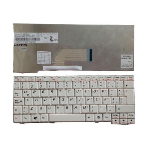 Clavier portable IdeaPad S11 S10-2 pour travailler en espagnol et US