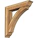 Ekena Millwork BKT0806X40X40THR01RWR Thorton Traditional Rough Sawn Bracket w/Offset Brace, Western Red Cedar