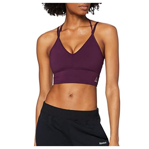 Reebok Lm D, Reggiseno Sportivo Donna, Porpora (Pacprp), 2XS