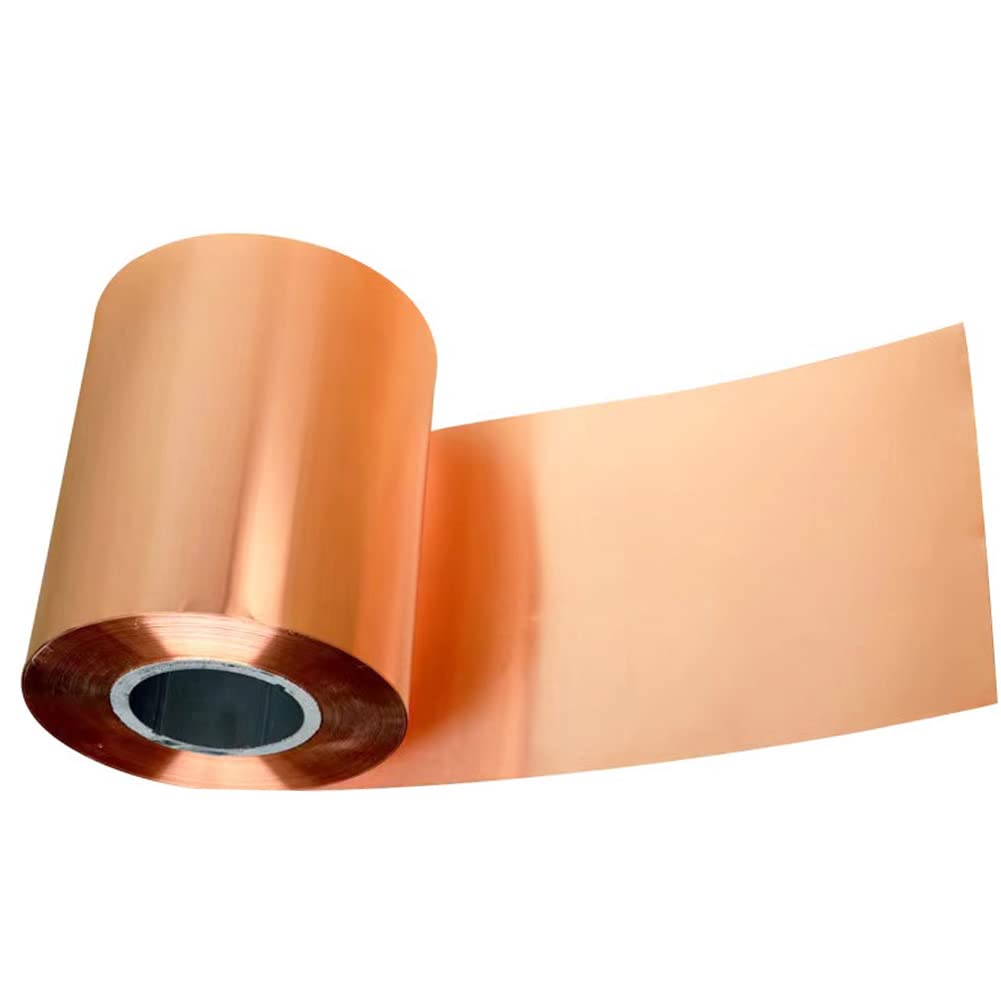 Rotes Kupferband, 0,5 mm x 50 mm, ca. 5 m lang, ein Kilogramm, für kleine Generatoren usw.