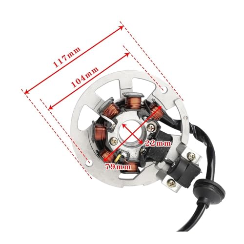 Estator de 5 cables para encendido de ciclomotor Minarelli 50cc 2