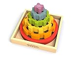 BeginAgain - Gear Stacker, Make Learning Fun and Help Spark Your Child's Imagination, Perfect for Learning Color Names and Spatial Awareness (for Kids 2 and Up)