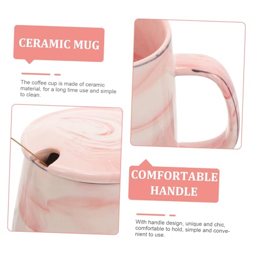 Taza de cerámica decorativa VINTORKY con retención térmica para té 6