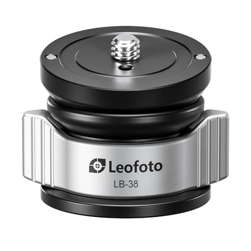 Leofoto Mini Leveling Half-Ball Base 10-Degree Adjustment CNC Aluminum