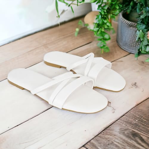Image of DFR Women Casual Cushioned Flat Slippers Woman