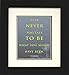 Professionally Framed George Elliot Quote 8x10 Art Poster Print Famous Quote Inspirational Motivational Famous GREAT ART