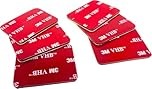 Neutrade Double Sided Sticky Pads Compatible with GoPro Helmet Mounts, Nextbase Dashcam Spare Replacement Set of adhesive pads (Pack of 6)