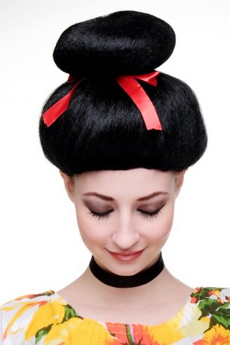 Wig Me Up - Parrucca Colore Nero da Carnevale