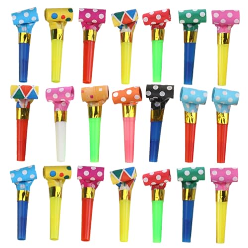 Toddmomy 50 Piezas Juguete Inflable Enrollable Para Fiestas Infantiles Matracas Para Fiestas Silbatos Para Para Celebrar Cumpleaños Eventos