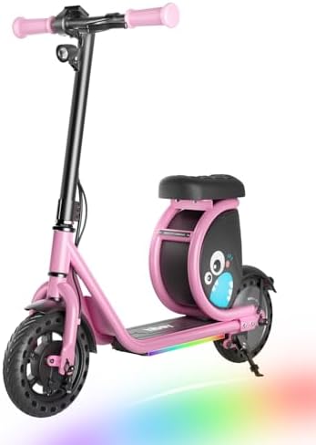 Hiboy JoyHaul Kids Electric Scooter for Ages 5–9 – LED Neon Light...