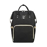 1: Gran capacidad: La estructura interior de la bolsa muchos bolsillos y ranuras pueden contener un montón de cosas, se puede llenar un montón de cosas en esa mochila, y a diferencia de otras mochilas, es muy elegante.