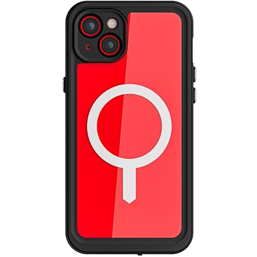 Coque étanche iPhone 15 Plus transparente haut de gamme avec MagSafe