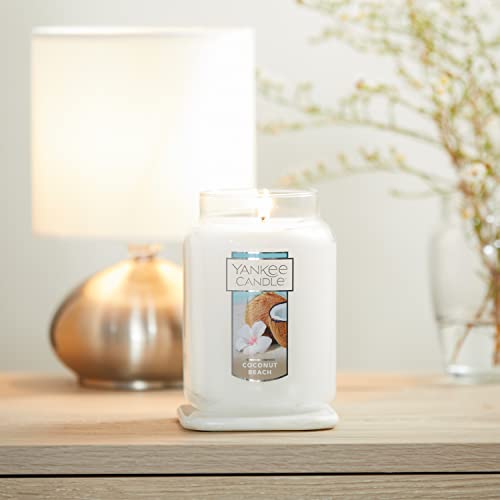 Yankee-Candle-Coconut-Beach-Scented-Classic-22oz-Large-Jar-Single-Wick-Candle-Over-110-Hours-of-Burn-Time-Ideal-for-Gift-Giving-Special-Occasions Yankee Candle Coconut Beach Scented Classic 22oz Large Jar Single Wick Candle Over 110 Hours of Burn Time Ideal for Gift Giving Special Occasions