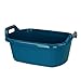 Curver Wäschewanne 35L 65,5x42x32cm blau Wäscheschüssel Wäschekorb Wäsche Waschküche