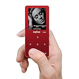 MYMAHDI MP3/MP4 Music Player,8GB(Expandable Up to 128GB) Portable Audio Player with Photo Viewer, Voice Recorder, FM Radio, A-B Playback, E-Book,Build-in Speaker with Headphone,Red