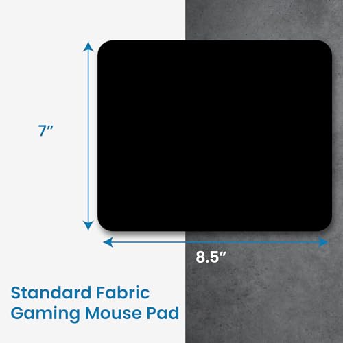 OTM Essentials University of San Diego Standard Fabric Mouse Pad, Desk Accessories, Standard Fabric Gaming Mouse Pad, Triple Wordmark