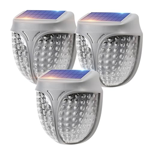 Energetic Solar Garden Lights with Dusk to Dawn Sensors, 3000K Warm White Magnetic Solar Outdoor...