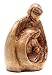Zuluf Hand-Carved Olive Wood Holy Family Statue – Mary, Joseph & Baby Jesus Nativity Scene for Christmas Decor – Catholic Wooden Figurine 4.3