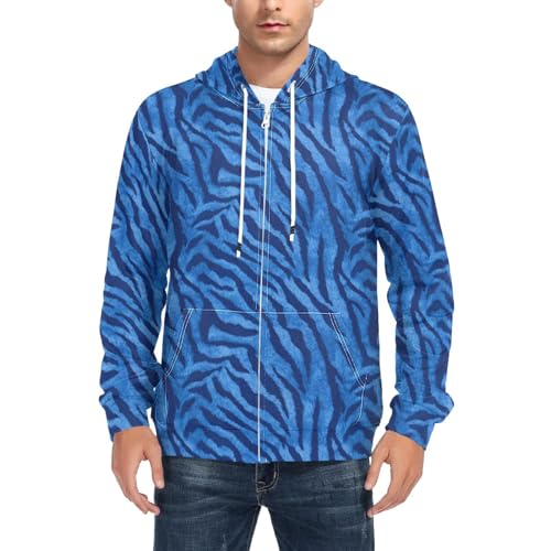 Laprad Men's Full Zip Hoodie Fleece Sweatshirt Long Sleeve Casual Coat