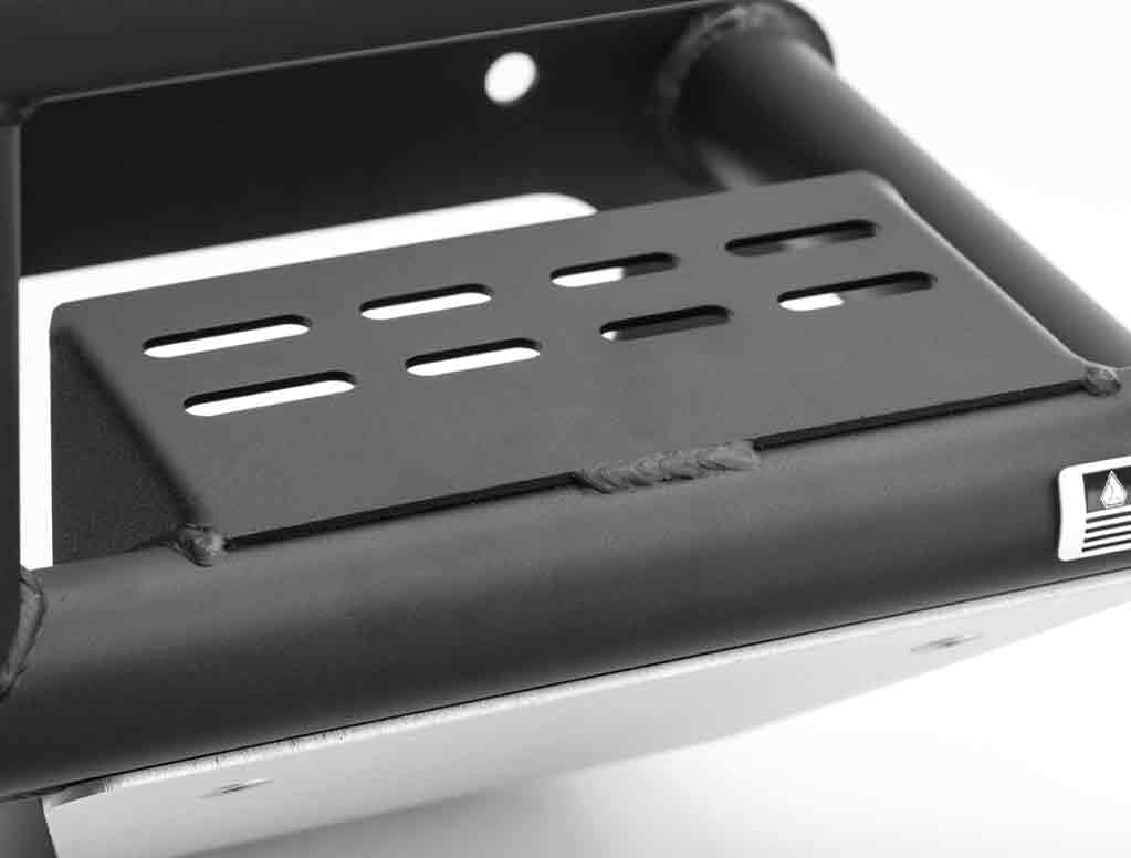 SuperATV Assault Industries Interceptor Front Bumper Compatible With Kawasaki Teryx KRX 1000: 2020+, Protects Entire Front End, Black Powder Coat, See Fitment, USA Made