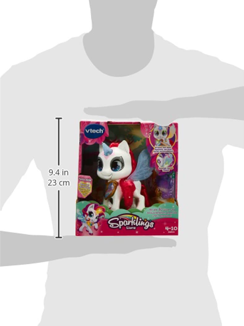 VTech 80-530804 Sparklings - Liora, das Einhorn Elektronisches Haustier mit Accessoires