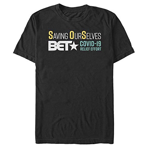 Fifth Sun Men's Saving Ourselves COVID-19 Relief Effort T-Shirt - Black - Small