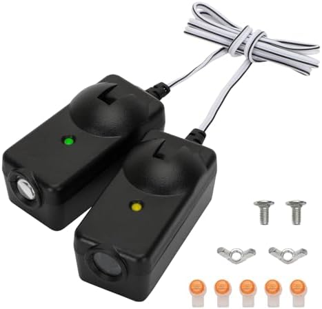 TARSHYRY Upgrade Garage Door Opener Safety Sensor Kit – Compatible with LiftMaster, Chamberlain, Craftsman & Sears Models Made After 1997, Replaces 41A5034 & G801CB-P