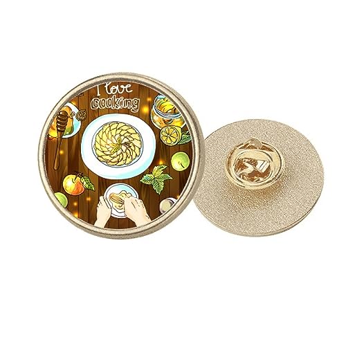 Broche ronde métal doré Egghy M pour structurer un vêtement trop large